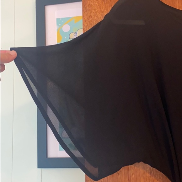 Black dress with waist tie - Picture 4 of 6